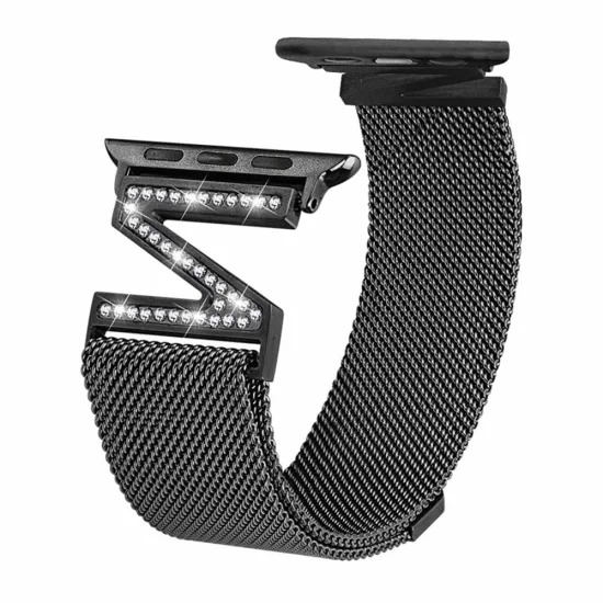 Banda inteligente 40mm 38mm pulseira de aço inoxidável milanês para huawe honor 6 banda oxigênio pressão arterial para garmin smartwatch masculino