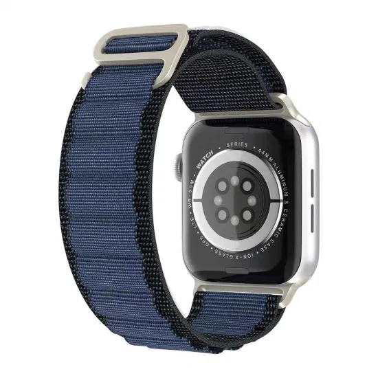 Pulseira de smartwatch nova alta montanha loop nylon pulseiras de relógio tecido moda