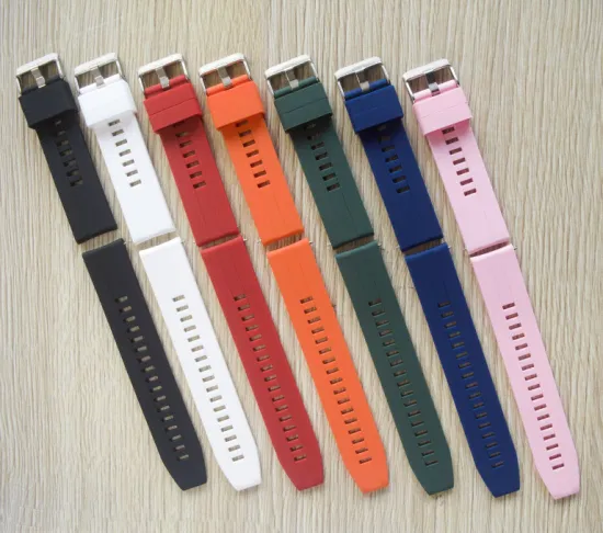 Novo estilo oficial pulseira de relógio de silicone de substituição para Huawei Watch Gt Gt2 Silicon Gel 20 22mm Faixa de relógio com fivela de cinto para Samsung para pulseira de silicone Apple Watch
