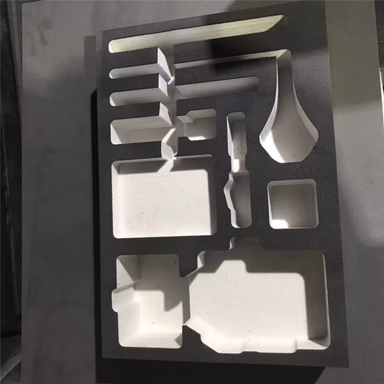 Auto uso preto inserção protetora caso duro caixa interna embalagem proteção de canto forma irregular pacote de produtos frágeis